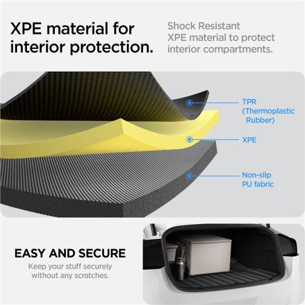 Spigen Tesla Car Mat Rear Trunk Black-Tesla Model 3 (ACP06533) - Image 10