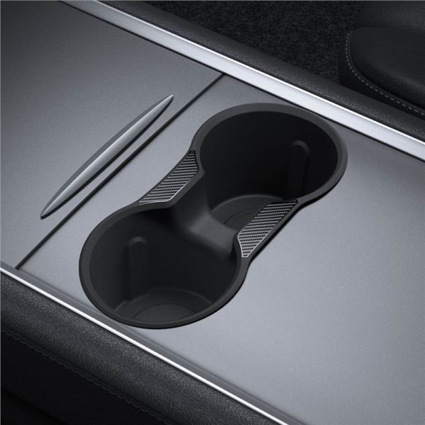 Spigen Tesla Center Console Cup Holder Insert Relaxed Grip-Tesla Model Y/3 (ACP07107) - Image 2