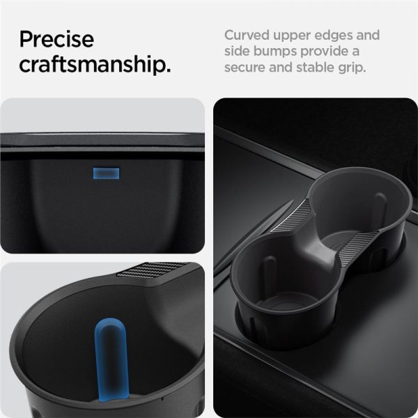 Spigen Tesla Center Console Cup Holder Insert Relaxed Grip-Tesla Model Y/3 (ACP07107) - Image 8