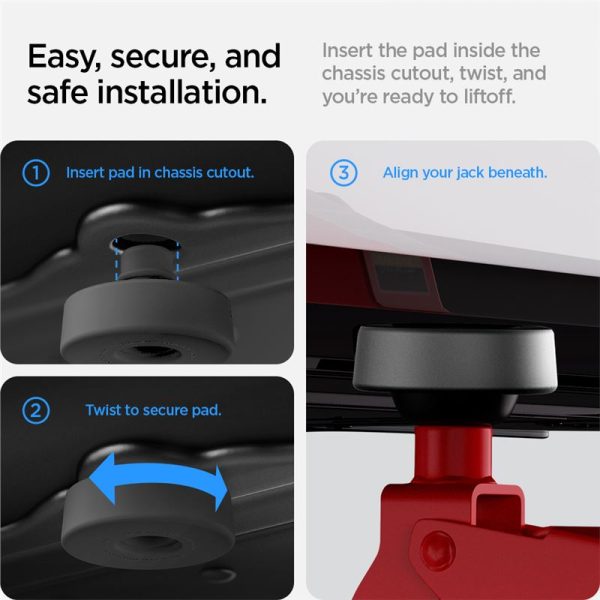 Spigen Tesla Model Lifting Jack Pads Black (ACP07174) - Image 4