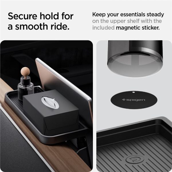 Spigen Tesla Under Screen Storage Organizer Black-Tesla Model Y/3 (ACP07280) - Image 4