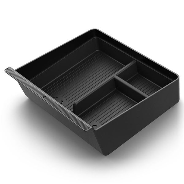 Spigen Tesla Console Organizer (Bottom) Black-Tesla Model 3 2024 (ACP07407) - Image 9
