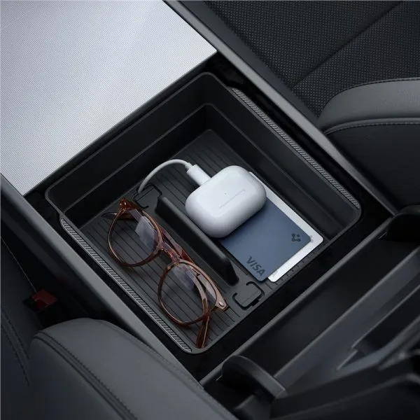 Spigen Tesla Armrest Console Organizer Black-Tesla Model 3 2024 (ACP07409) - Image 4