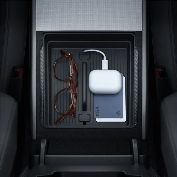 Spigen Tesla Armrest Console Organizer Black-Tesla Model 3 2024 (ACP07409) - Image 7