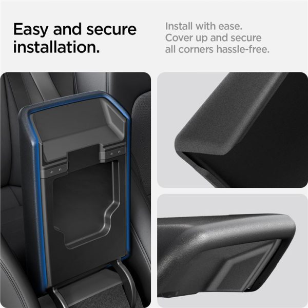 Spigen Tesla Armrest Cover Black-Tesla Model 3 2024 (ACP07410) - Image 14
