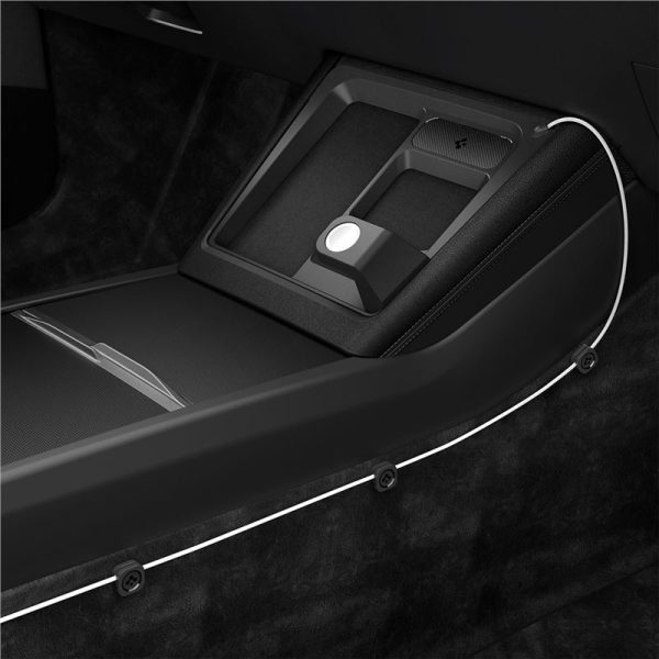 Spigen Tesla 3 in 1 Wireless Charging Hub Mount Black-Tesla Model 3 2024 (ACP07501) - Image 4