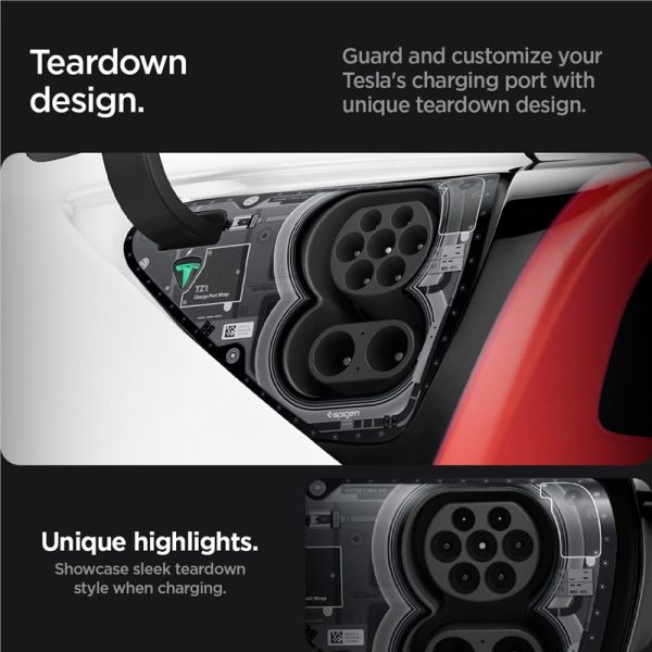 Spigen Tesla Charge Port Wrap Zero One-Tesla Model Y/3 (ACP07596) - Image 7