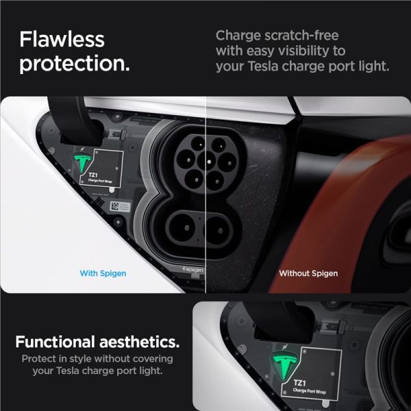 Spigen Tesla Charge Port Wrap Zero One-Tesla Model Y/3 (ACP07596) - Image 8