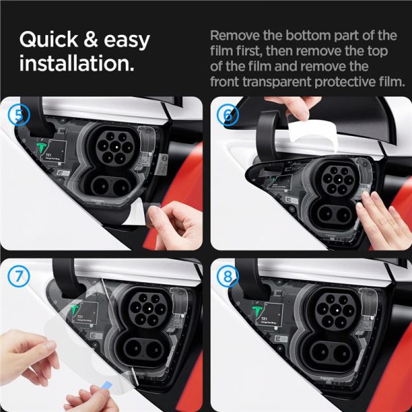 Spigen Tesla Charge Port Wrap Zero One-Tesla Model Y/3 (ACP07596) - Image 10