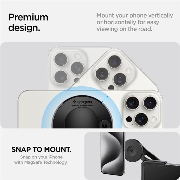 Spigen Tesla TapLock MagSafe Car Mount Holder Black-Screen (ACP07869) - Image 12