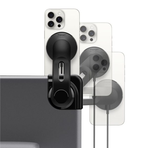 Spigen Tesla TapLock MagSafe Car Mount Charger Black-Wireless / Screen (ACP07870) - Image 8