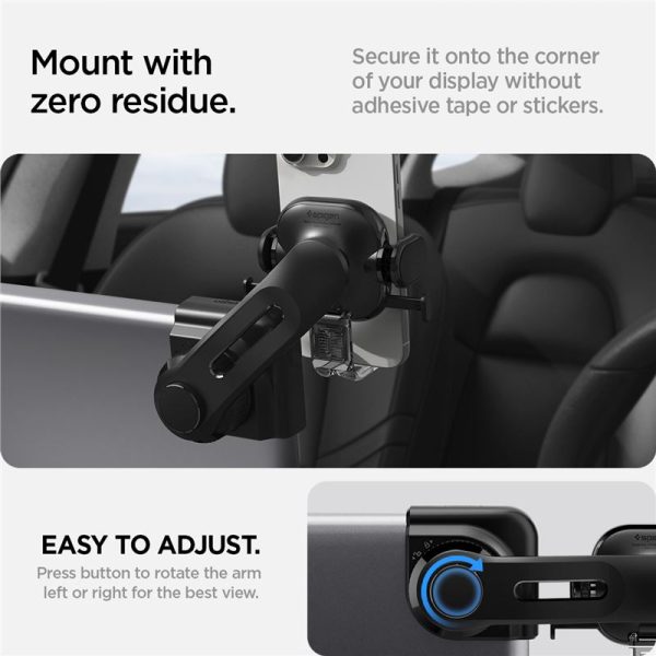 Spigen Tesla TapLock Universal Car Mount Holder Black-Screen (ACP07871) - Image 9