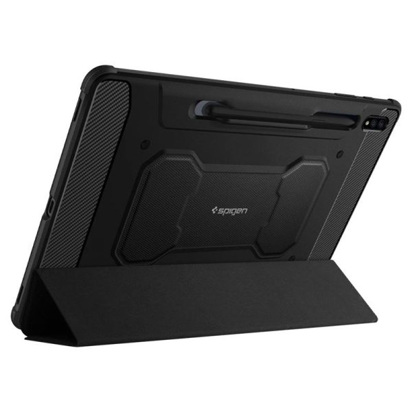 Spigen Rugged Armor Pro Black-Samsung Galaxy Tab S7+/S8+ (ACS01607) - Image 5