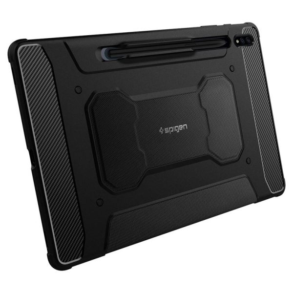 Spigen Rugged Armor Pro Black-Samsung Galaxy Tab S7+/S8+ (ACS01607) - Image 8