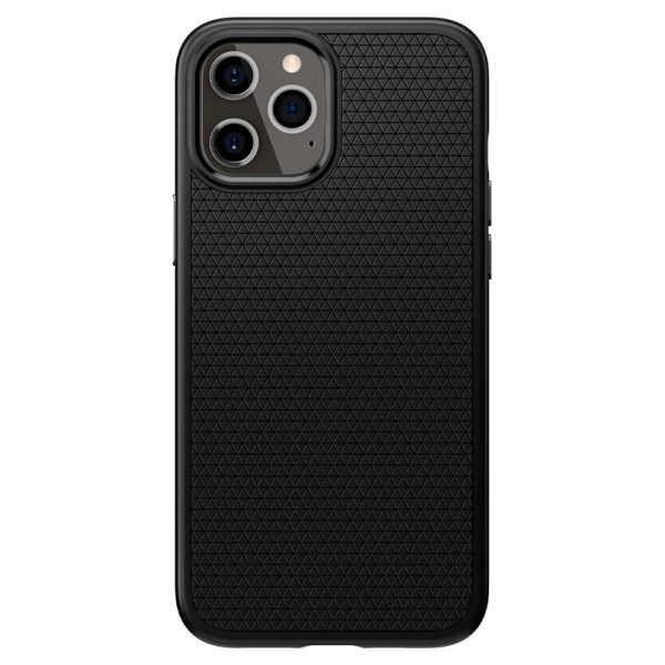 Spigen Liquid Air Black-Apple iPhone 12 Pro Max (ACS01617) - Image 5