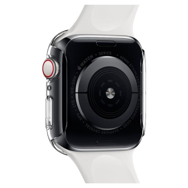 Spigen Thin Fit Clear-Apple Watch SE 2022/6/SE/5/4 (40mm) (ACS02815) - Image 5