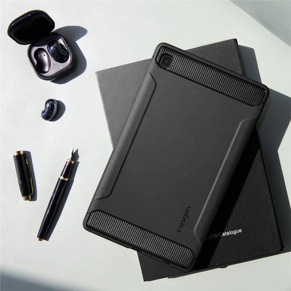 Spigen Rugged Armor Black-Samsung Galaxy Tab A7 Lite (ACS02863) - Image 6