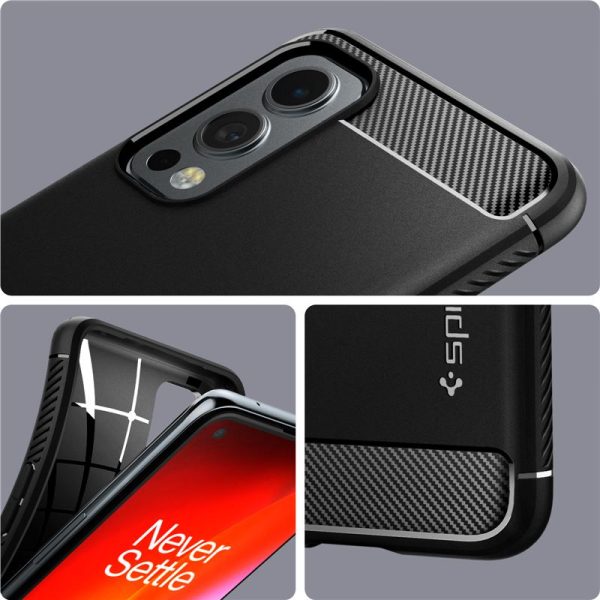 Spigen Rugged Armor Black-OnePlus Nord 2 5G (ACS03663) - Image 3