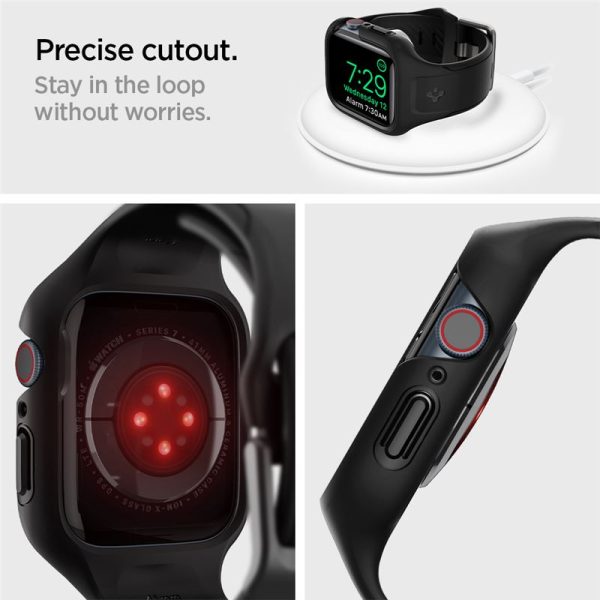 Spigen Liquid Air Pro Black-Apple Watch 9/8/7 41mm (ACS04190) - Image 6