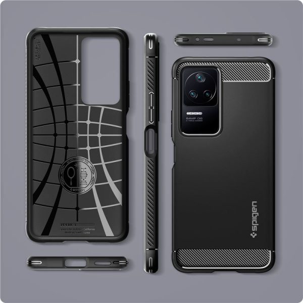 Spigen Rugged Armor Matte Black-Xiaomi POCO F4/Redmi K40S (ACS04516) - Image 6