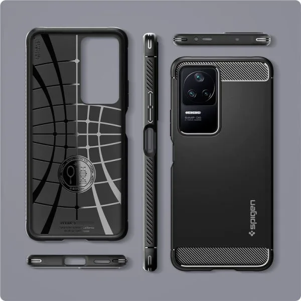 Spigen Rugged Armor Matte Black-Xiaomi POCO F4/Redmi K40S (ACS04516) - Image 6