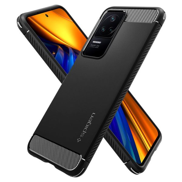 Spigen Rugged Armor Matte Black-Xiaomi POCO F4/Redmi K40S (ACS04516) - Image 12