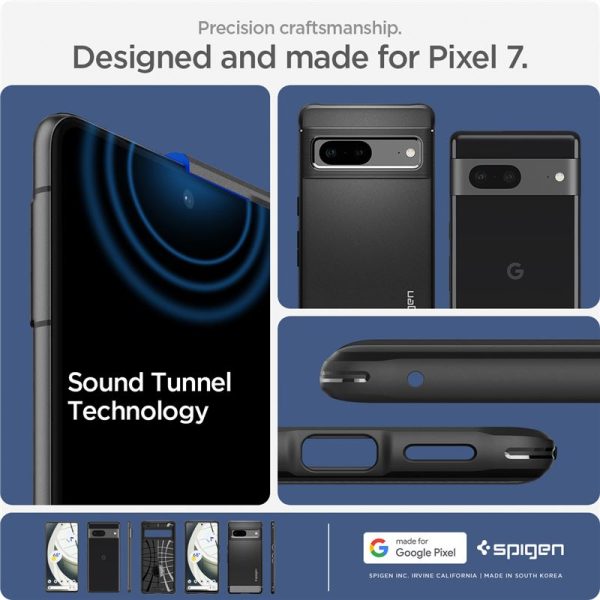 Spigen Rugged Armor Black-Google Pixel 7 (ACS04698) - Image 13