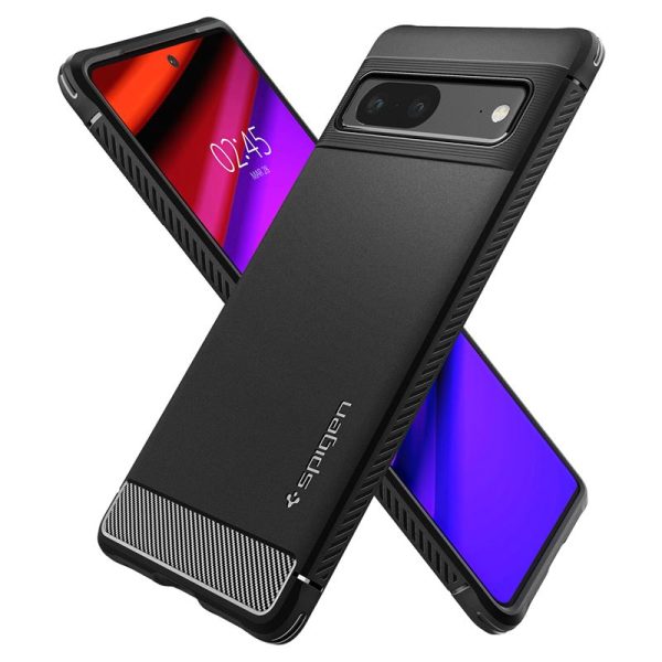 Spigen Rugged Armor Black-Google Pixel 7 (ACS04698) - Image 18