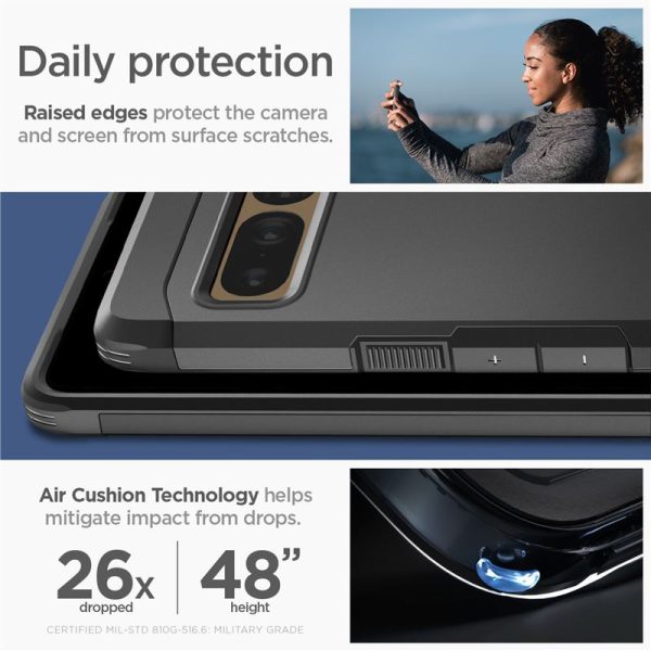 Spigen Tough Armor Black-Google Pixel 7 Pro (ACS04728) - Image 5