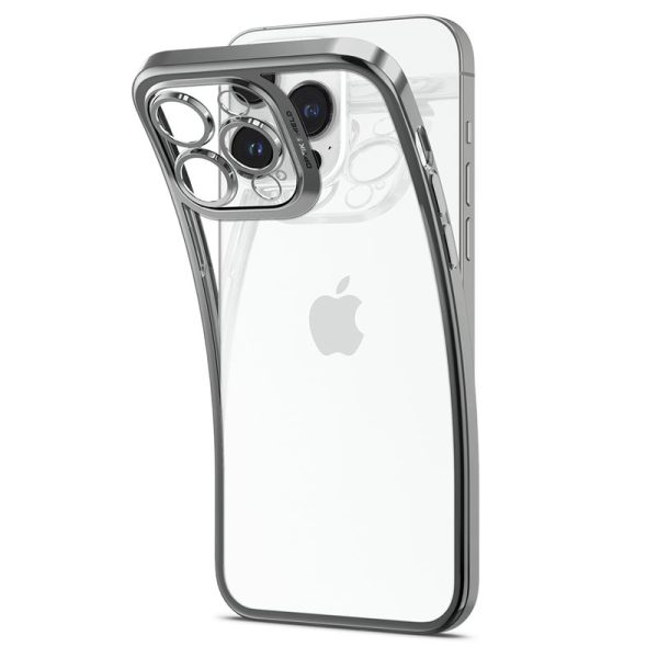 Spigen Optik Crystal Chrome Grey-Apple iPhone 14 Pro Max (ACS04834) - Image 11