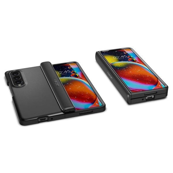 Spigen Slim Armor Pro Black-Samsung Galaxy Z Fold 4 (ACS05107) - Image 14