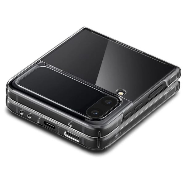 Spigen AirSkin Crystal Clear-Samsung Galaxy Z Flip 4 (ACS05112) - Image 13