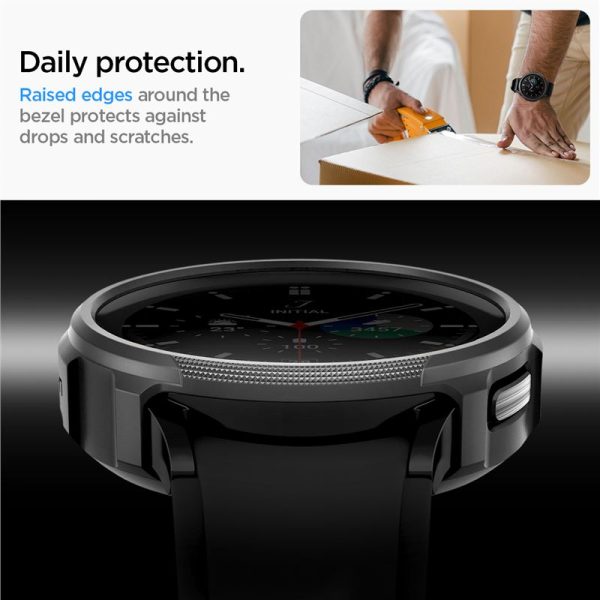 Spigen Liquid Air Black-Samsung Galaxy Watch 5 Pro 45mm (ACS05185) - Image 4