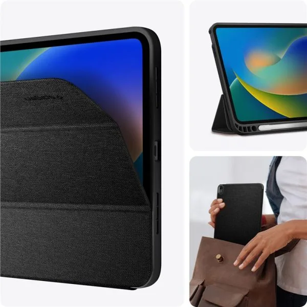 Θήκη iPad 10.9 2022 / iPad 11 2025 Spigen Urban Fit Black (ACS05306) - Image 5