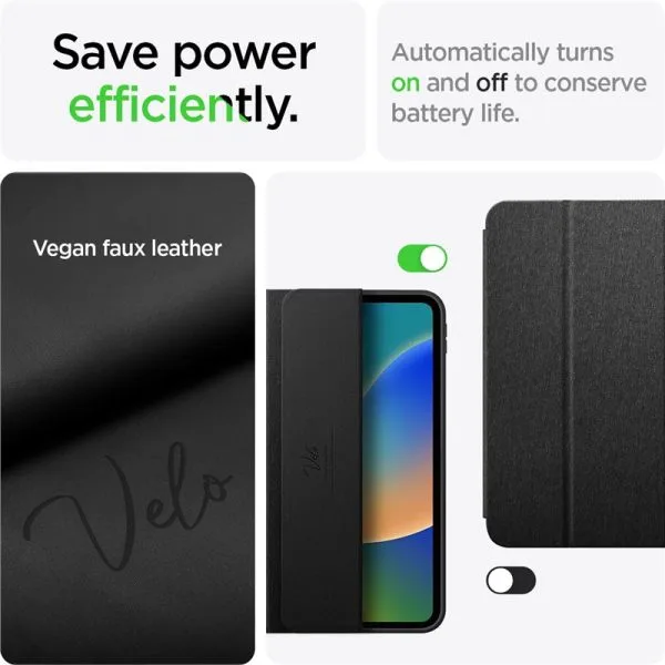 Θήκη iPad 10.9 2022 / iPad 11 2025 Spigen Urban Fit Black (ACS05306) - Image 8