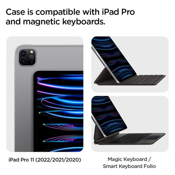 Spigen Thin Fit Pro Black-Apple iPad Pro 11" 2022/2021 (ACS05467) - Image 3