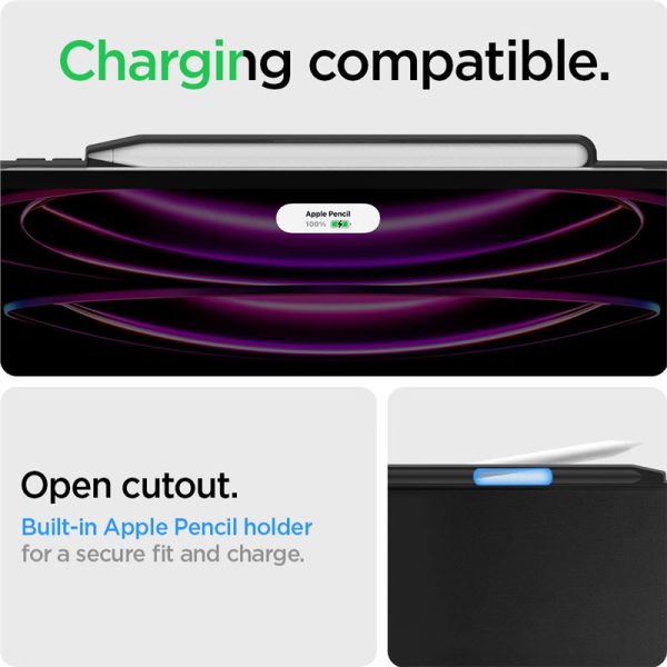 Spigen Thin Fit Pro Black-Apple iPad Pro 11" 2022/2021 (ACS05467) - Image 7