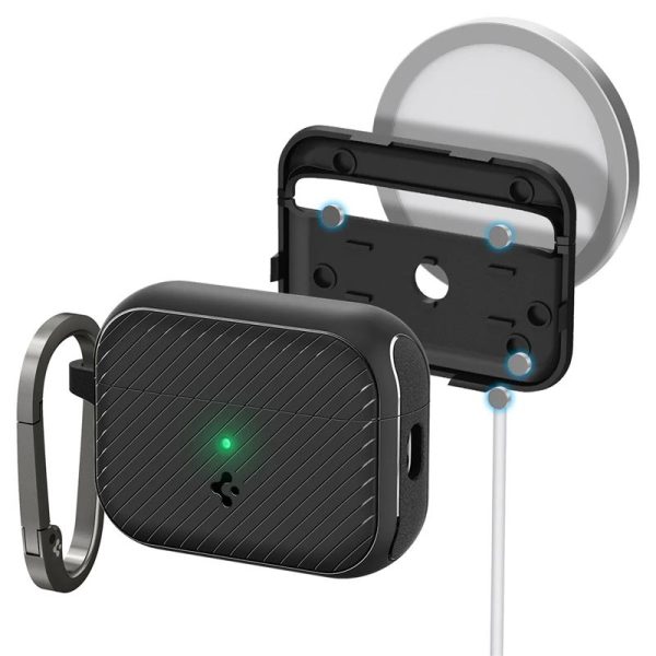 Spigen Mag Armor MagSafe Black-AirPods Pro 2 (ACS05484) - Image 13