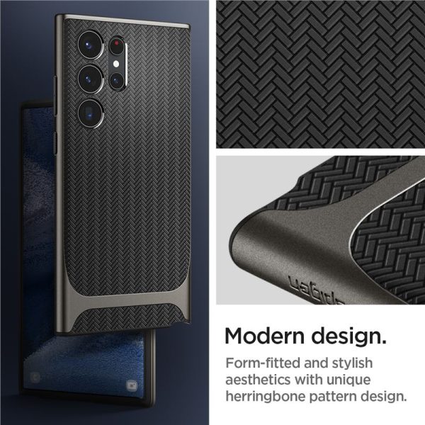 Spigen Neo Hybrid Gunmetal-Samsung Galaxy S23 Ultra (ACS05627) - Image 5