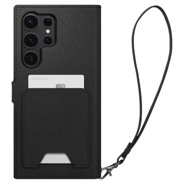 Spigen Wallet S Plus Black-Samsung Galaxy S23 Ultra (ACS05629) - Image 10