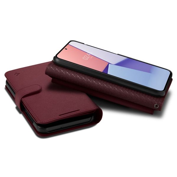 Spigen Wallet S Plus burgundy-Samsung Galaxy S23+ (ACS05678) - Image 3