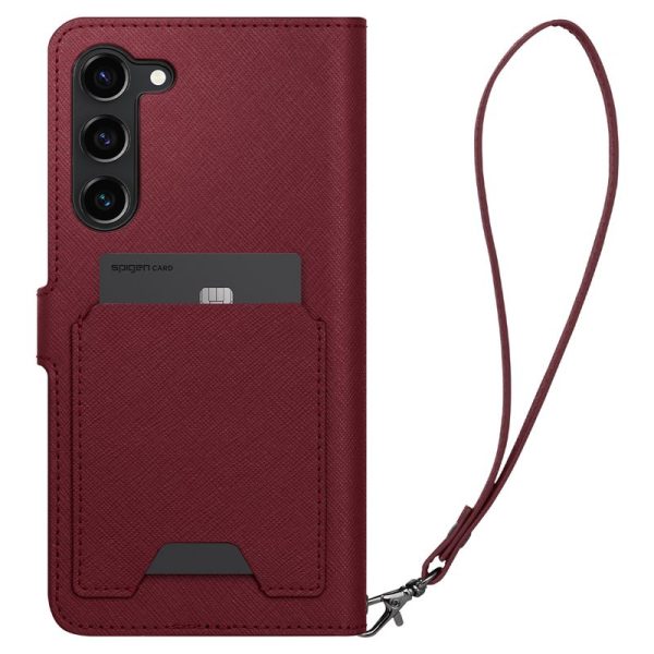 Spigen Wallet S Plus burgundy-Samsung Galaxy S23+ (ACS05678) - Image 6