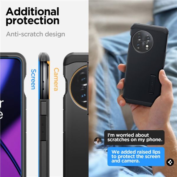 Spigen Tough Armor Black-OnePlus 11 (ACS05800) - Image 8