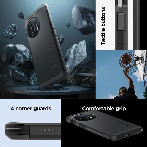 Spigen Tough Armor Black-OnePlus 11 (ACS05800) - Image 9