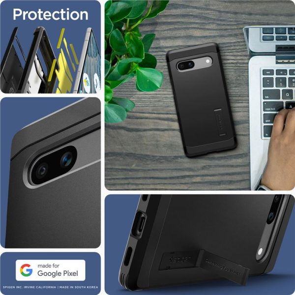 Spigen Tough Armor Black-Google Pixel 7a (ACS05819) - Image 4