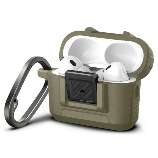 Spigen Lock Fit Vintage Khaki-AirPods Pro 2 (ACS05911) - Image 11