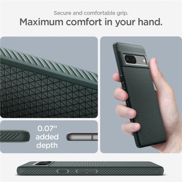 Spigen Liquid Air Abyss Green-Google Pixel 7a (ACS06094) - Image 6