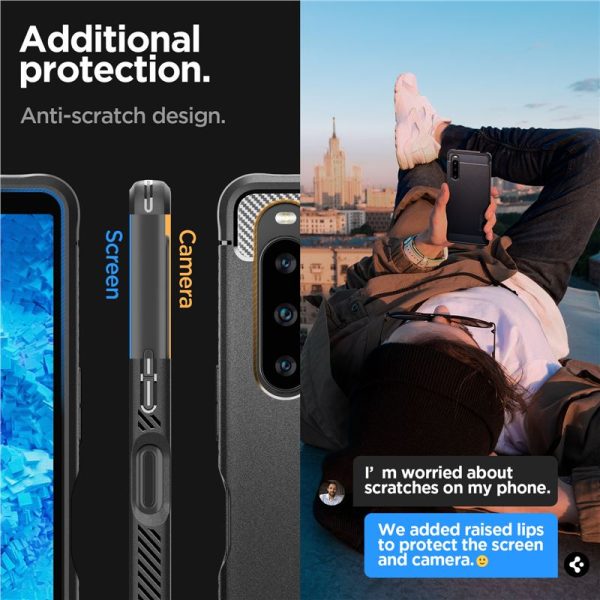 Spigen Rugged Armor Black-Sony Xperia 10 V (ACS06202) - Image 9