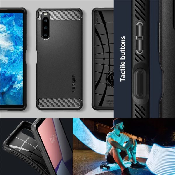 Spigen Rugged Armor Black-Sony Xperia 10 V (ACS06202) - Image 10