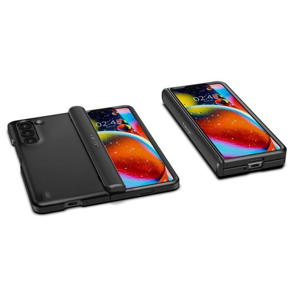 Spigen Slim Armor Pro Black-Samsung Galaxy Z Fold 5 (ACS06211) - Image 18